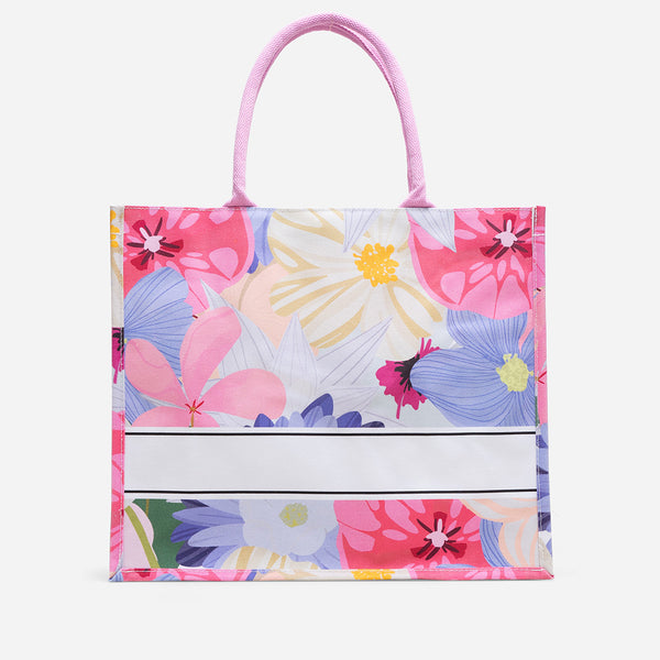 Full Bloom Canvas Tote Bag | Christy Ng