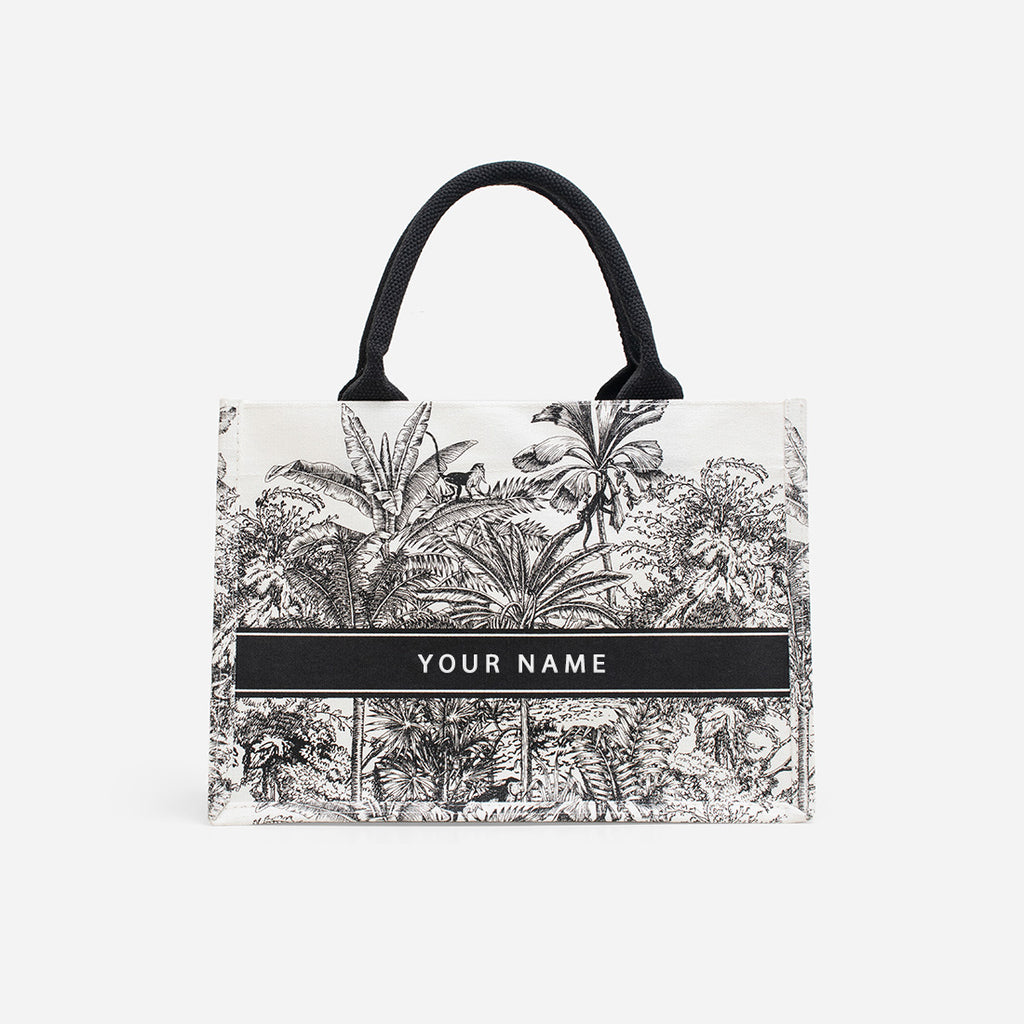 🆕 Christy Ng Limited Edition Black Malaysian Macaque Tote Bag